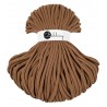 Caramel braided cord 9mm 100m Bobbiny