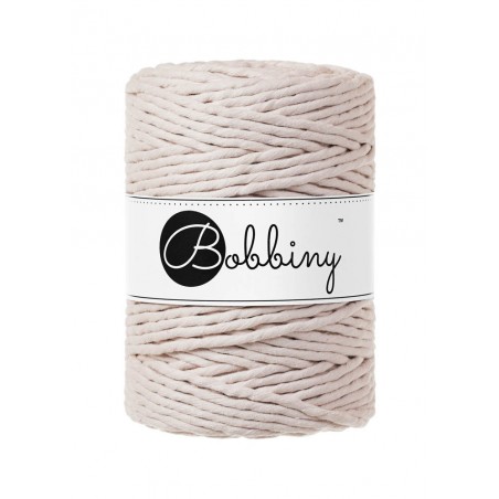 Nude macrame cotton cord 5mm 100m Bobbiny
