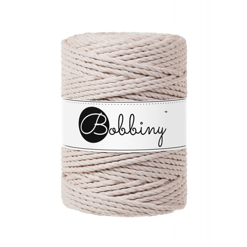 Cielisty sznurek do makramy 3ply 5mm 100m Bobbiny