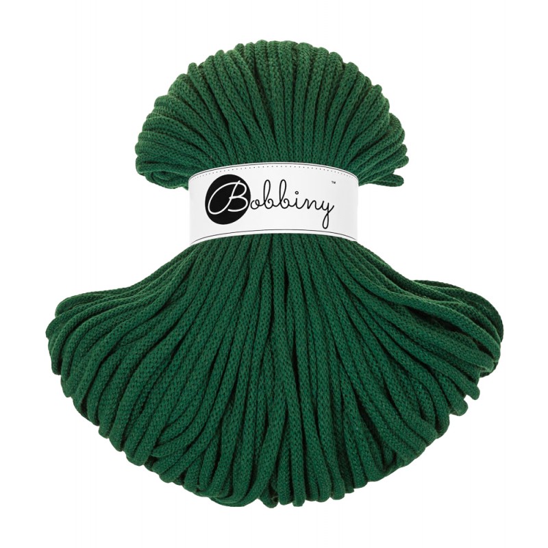 Pine Green Braided Cord 5mm 100m