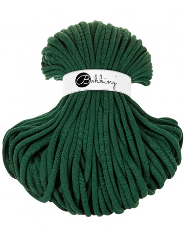 Pine Green Baumwollkordel 9mm 100m Bobbiny