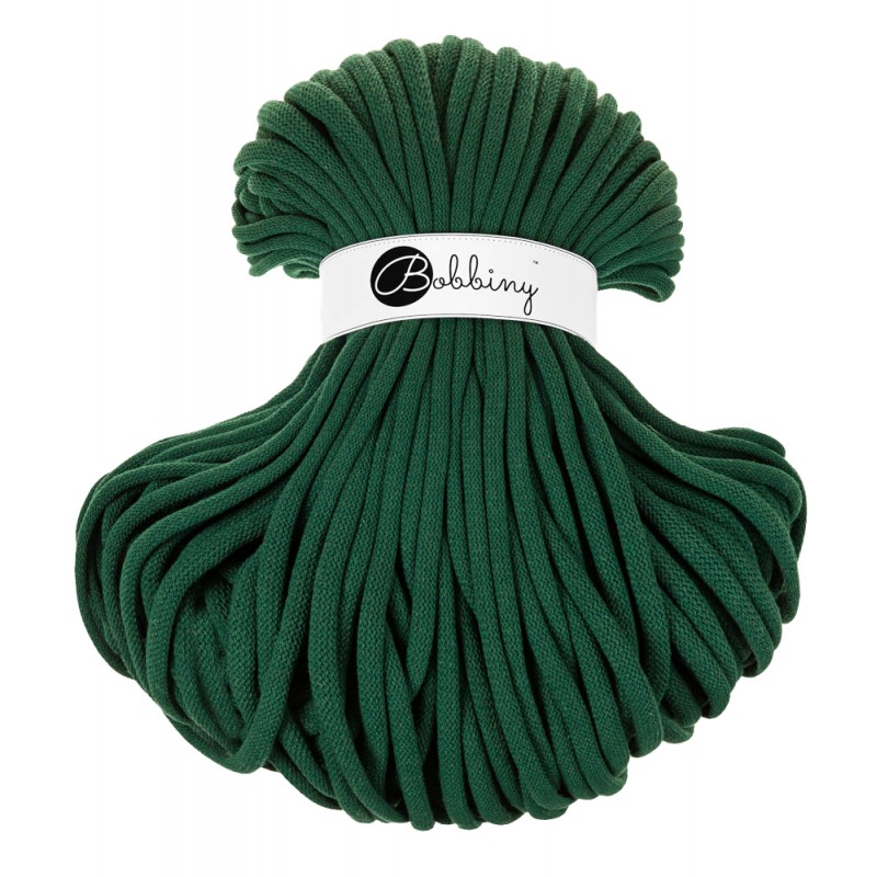 Pine Green Braided Cord 9mm 100m