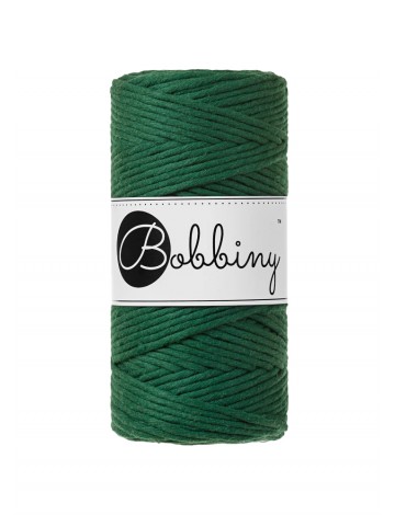 Pine Green Caramel Makramee-Kordel 3 mm 100m Bobbiny