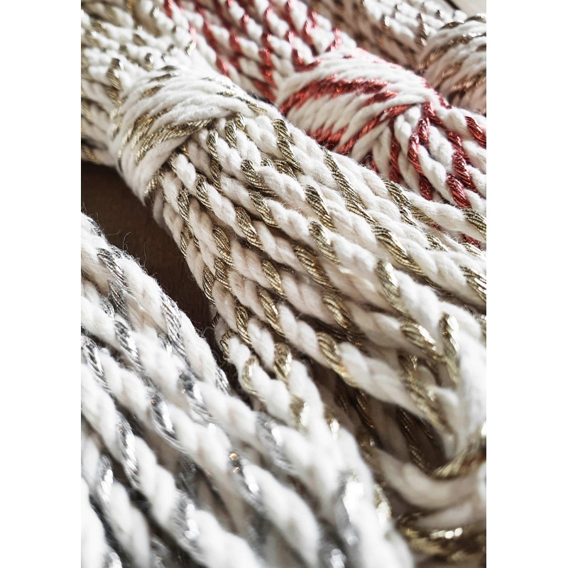 Miedziany Twist 3mm Sznurek do Makramy 3PLY- 50m Bobbiny