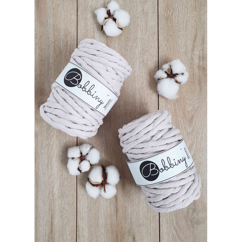 Księżycowy Sznurek do Makramy 9mm 30m Bobbiny