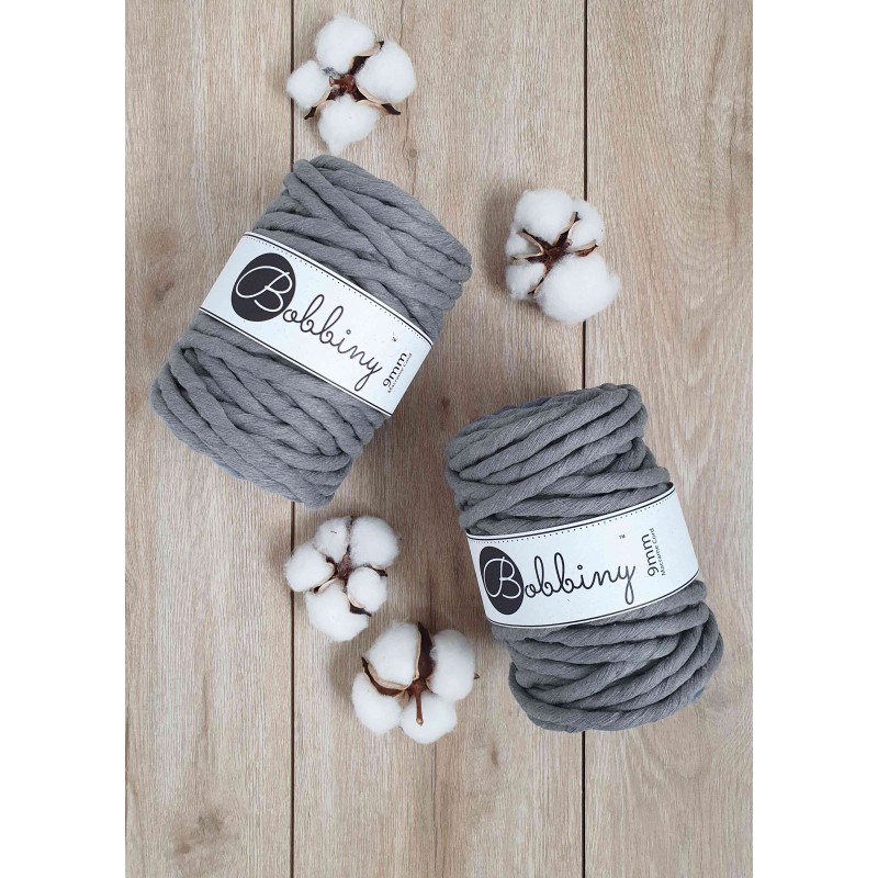 Steel Makramee-Kordel 9mm 30m Bobbiny