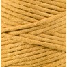 Musztardowy macrame cotton cord 3mm 100m Bobbiny