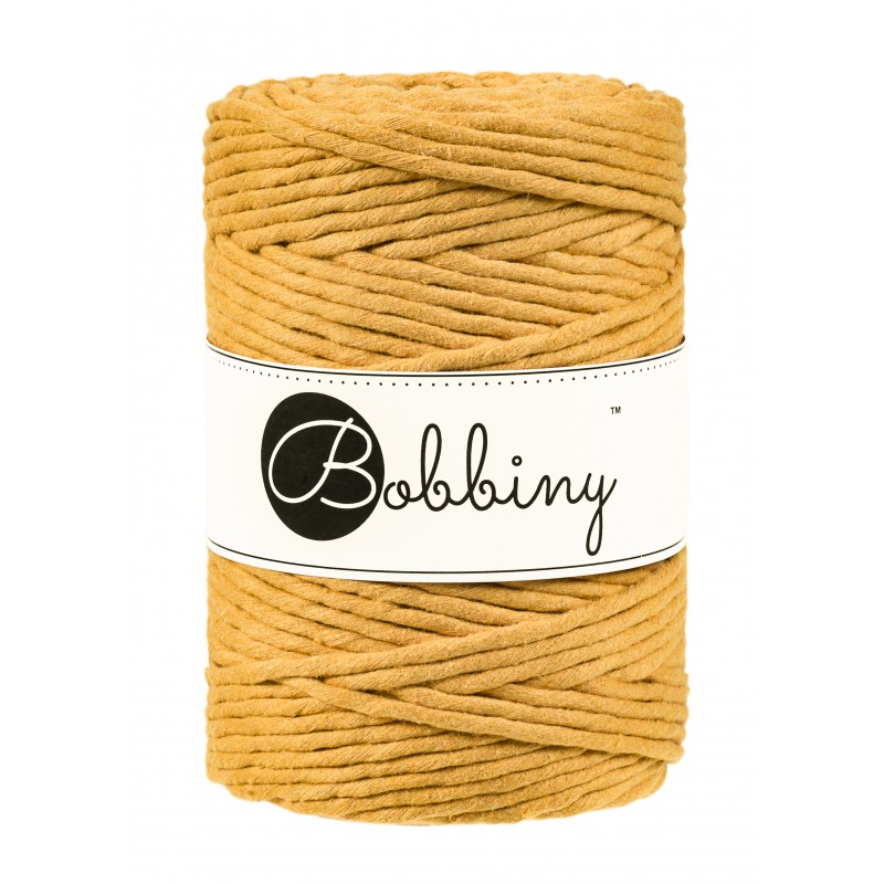 Mustard Macrame Cord 5mm 100m - BOBBINY