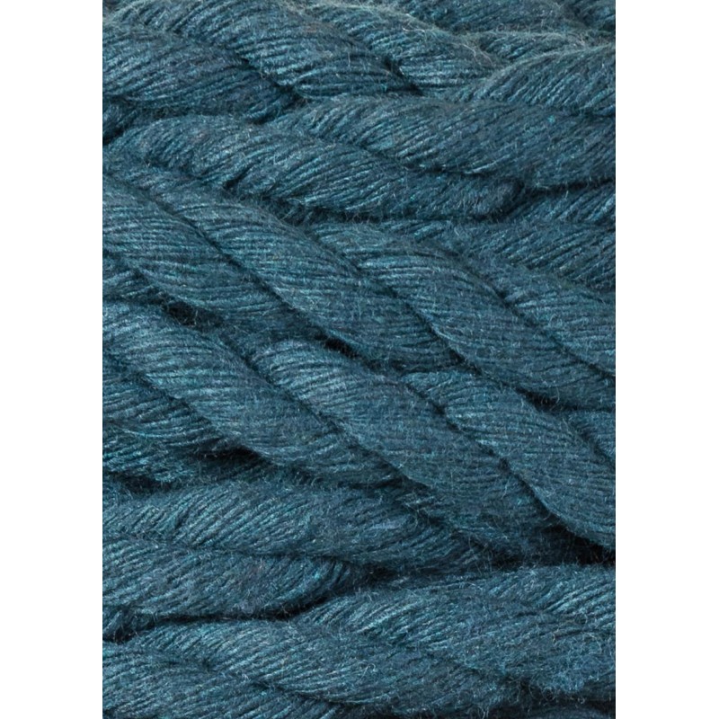 Peacock Blue Makramee-Schnur 3ply 9mm 30m Bobbiny