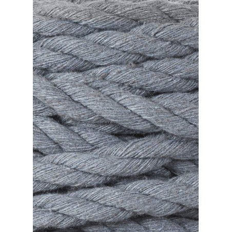 Steel 3ply macrame cotton rope 9mm 30m Bobbiny