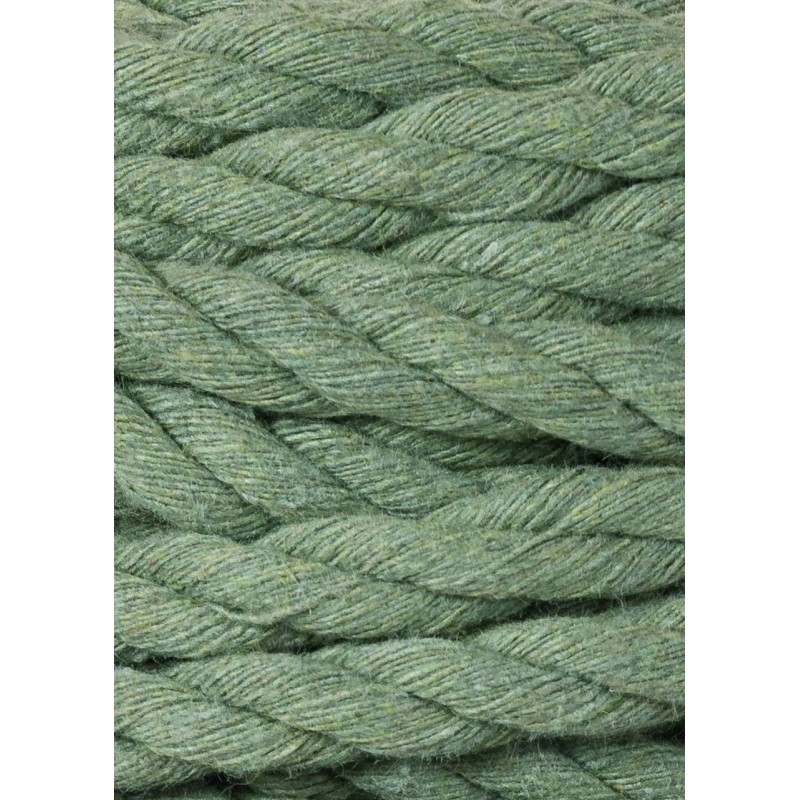 Eucaliptus Green | Corde torsadée 3ply  9mm 100m | Bobbiny