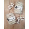 Beżowy sznurek do makramy 3PLY 9mm 30m Bobbiny