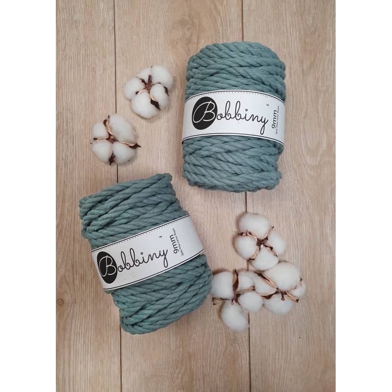 Laurel | Corde torsadée 3ply  9mm 100m | Bobbiny