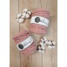Blush 3ply macrame cotton rope 9mm 30m Bobbiny
