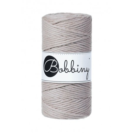 Pearl macrame cotton cord 3mm 100m Bobbiny