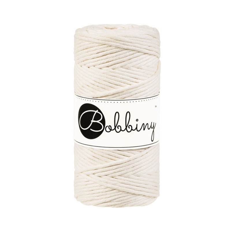 Natural Macrame Cord 3mm 100m - BOBBINY
