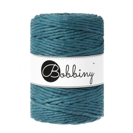 Peacock blue Macrame Cord 5mm 100m - BOBBINY