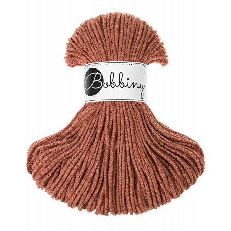 Terracotta cotton cord 3mm 100m Bobbiny