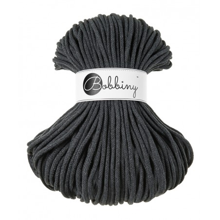Charcoal cotton cord 100m - BOBBINY