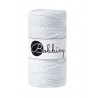 White Macrame Cord 3mm 100m - BOBBINY