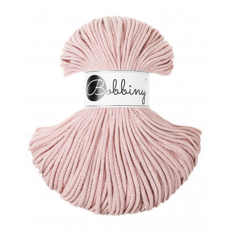 Pastel Pink cotton cord 3mm 100m | BOBBINY