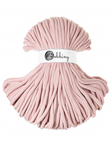 Pastel Pink cotton cord 9mm jumbo 100m | BOBBINY