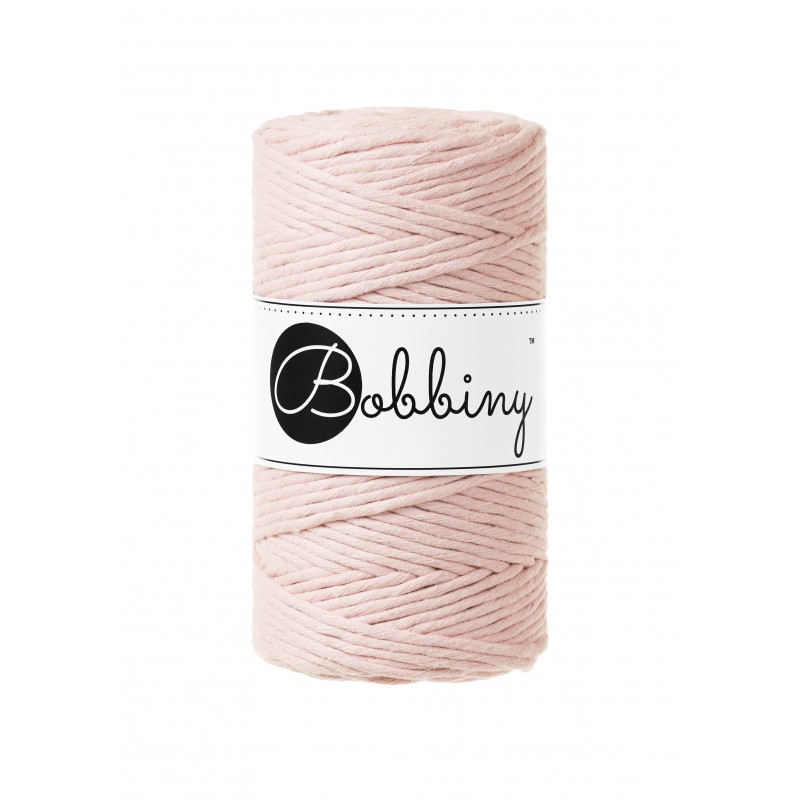 Pastel Pink | corde pour macramé 3mm 100m | BOBBINY