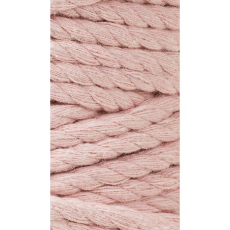 Pastel Pink | Corde torsadée 3ply 5mm 100m | Bobbiny