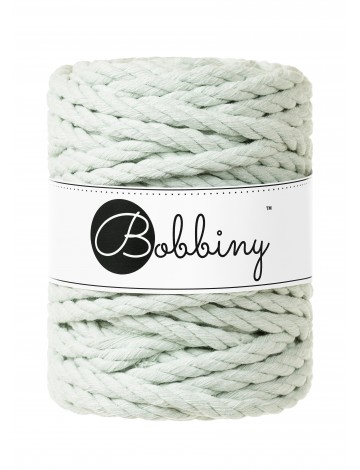 Milky Green 3ply Macrame Rope 9mm 30m | BOBBINY