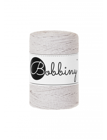 Moonlight macrame cotton rope 3ply 1.5mm 100m | Bobbiny