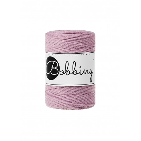 Dusty Pink makramee-kordel 3ply 1.5mm 100m | Bobbiny