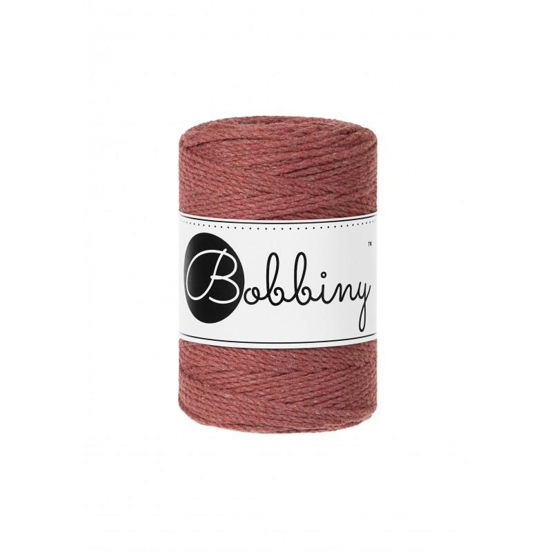 Sunset | Corde torsadée 3ply 1.5mm 100m | Bobbiny