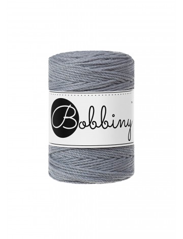 Steel makramee-kordel 3ply 1.5mm 100m | Bobbiny