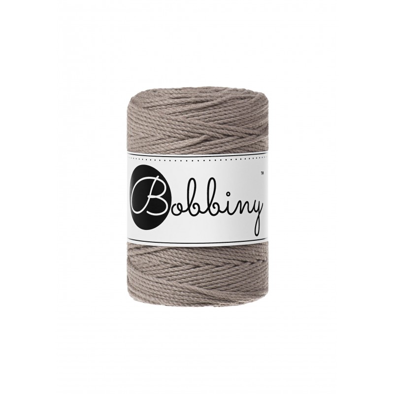 Kawowy sznurek do makamy 3ply 1.5mm 100m | Bobbiny