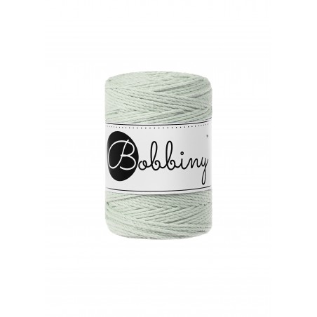 Milky Green macrame cotton rope 3ply 1.5mm 100m | Bobbiny