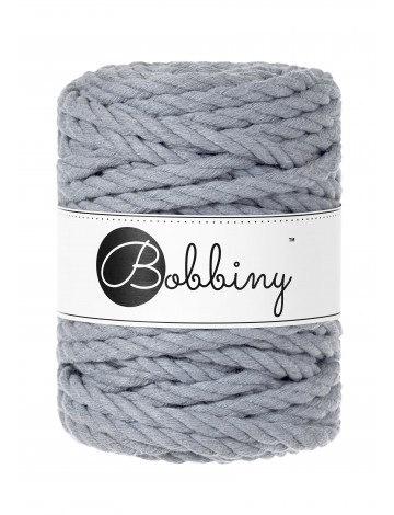 Steel 3ply Macrame Rope 9mm 30m - BOBBINY