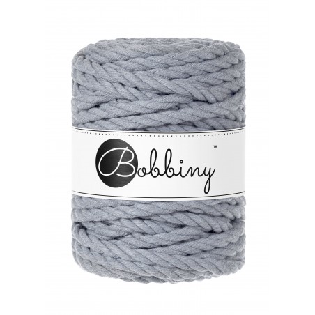 Steel 3ply Macrame Rope 9mm 30m - BOBBINY