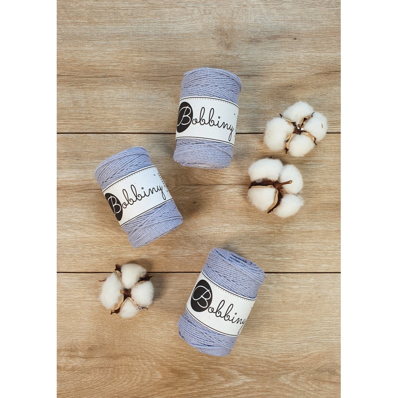 Iris makramee-kordel 3ply 1.5mm 100m | Bobbiny