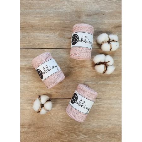 Pastelowy Róż sznurek do makamy 3ply 1.5mm 100m | Bobbiny