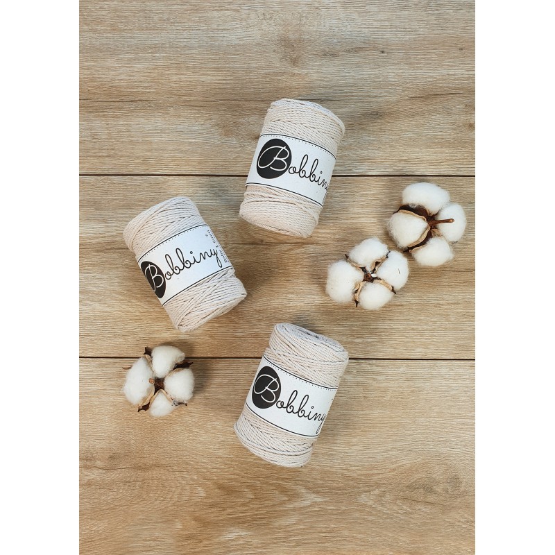 Cielisty sznurek do makamy 3ply 1.5mm 100m | Bobbiny