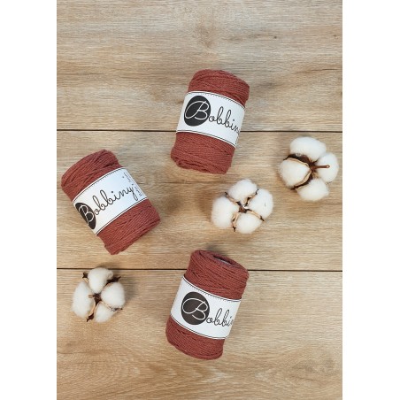 Sunset | Corde torsadée 3ply 1.5mm 100m | Bobbiny