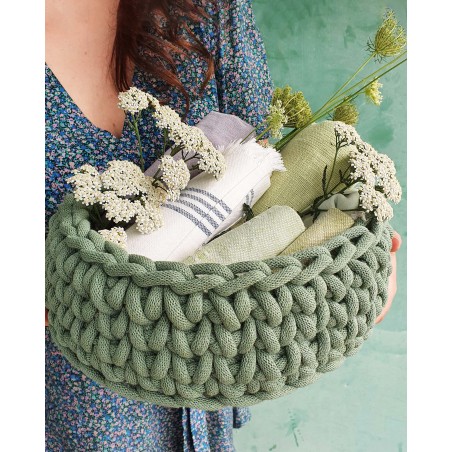 Jumbo Crochet Basket | DIY | Free Pattern | Bobbiny
