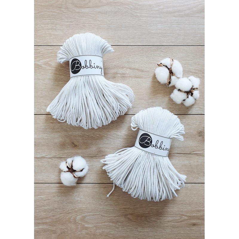 Złamana Biel sznurek pleciony 3mm 100m | Bobbiny