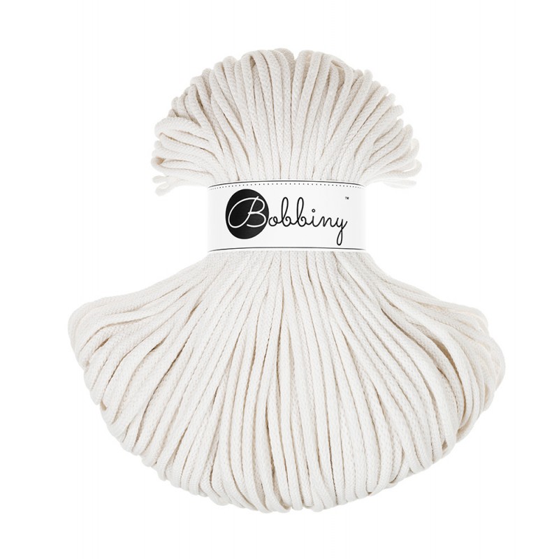 Off White cotton cord 5mm100m |BOBBINY