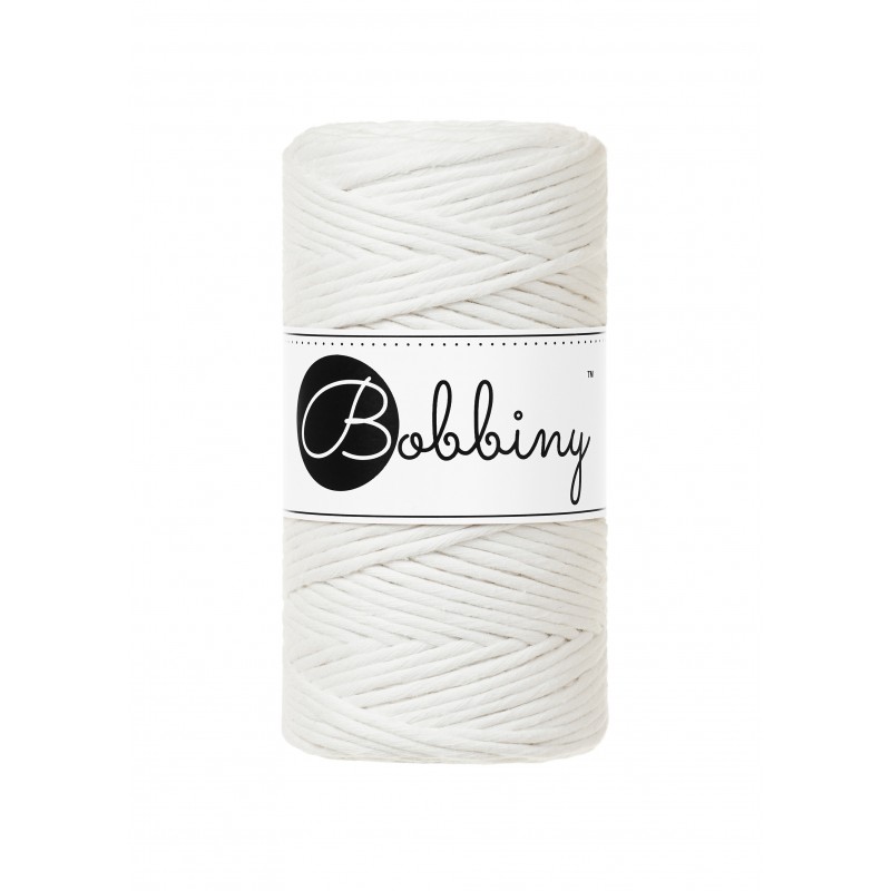 Off White Macrame Cord 3mm 100m | BOBBINY