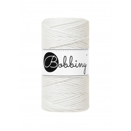 Off White Macrame Cord 3mm 100m | BOBBINY