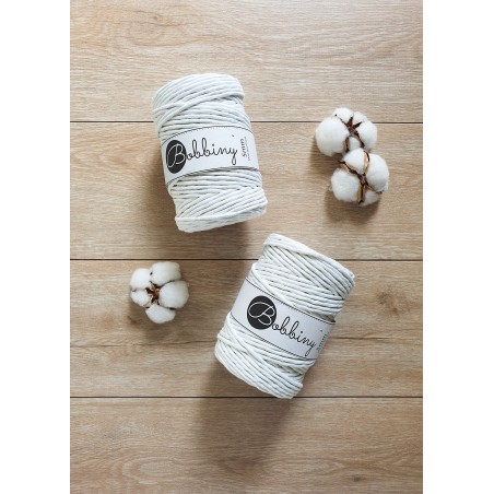 Off White Macrame Cord 5mm 100m | BOBBINY