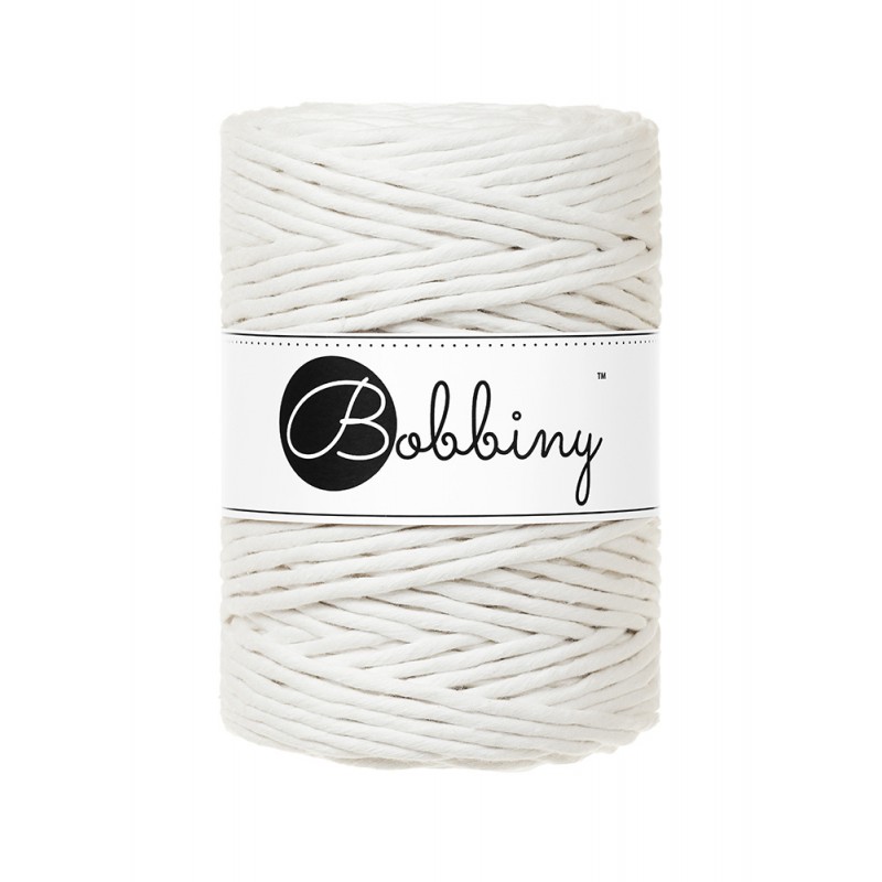 Off White Macrame Cord 5mm 100m | BOBBINY