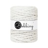 Off White 3ply Macrame Rope 9mm 30m | BOBBINY