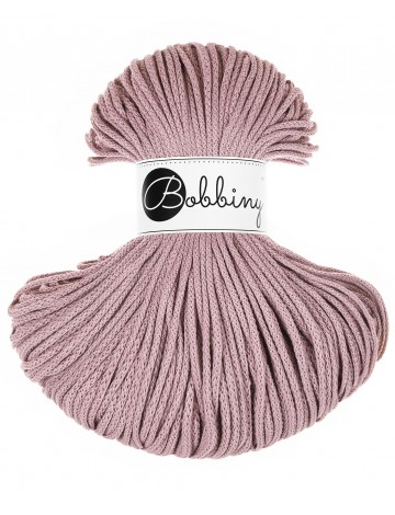 Mauve cotton cord 3mm 100m | BOBBINY